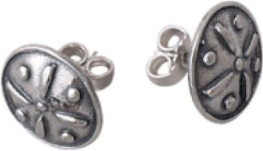 Ørepynt Troms små i 830 oksidert sølv