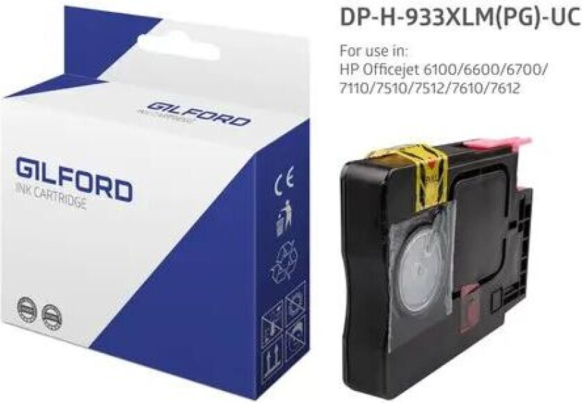 Blekk Magenta Dh-933xlm - Oj 6100/6600/6700 Premium
