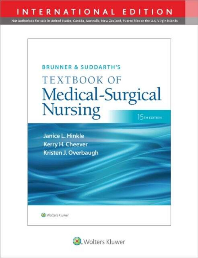 Brunner & Suddarth&#039;s Textbook of Medical-Surgical Nursing av Dr. Janice L PhD RN CNRN Hinkle, Kerry H. Cheever, Kristen Overbaugh