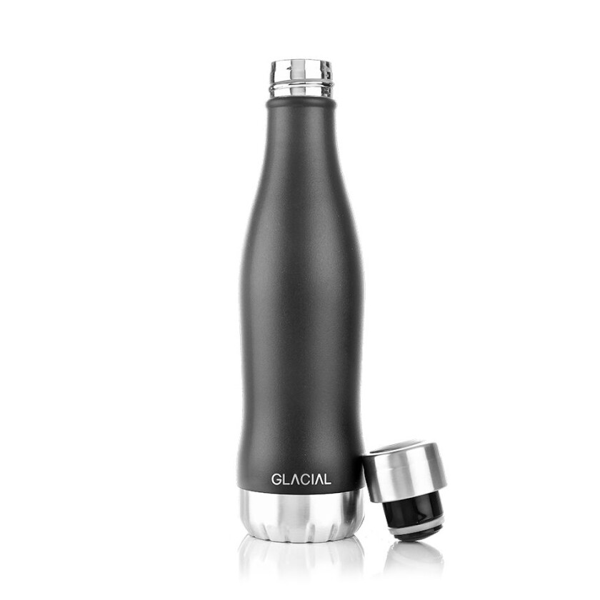 vannflaske 400 ml Matte black