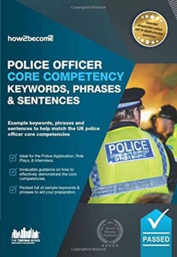 Police Officer Core Competency Keywords, Phrases & Sentences av How2Become