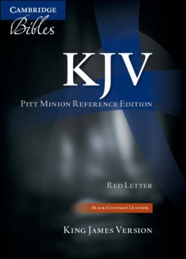 KJV Pitt Minion Reference Bible, Black Goatskin Leather, Red-letter Text, KJ446:XR