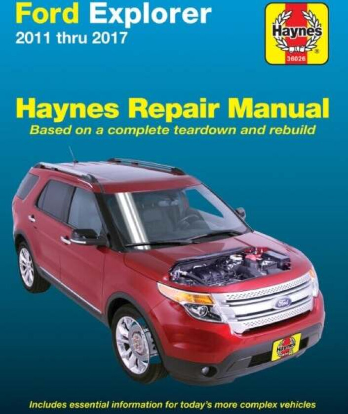 Ford Explorer, 11-17 Haynes Repair Manual av Haynes Publishing