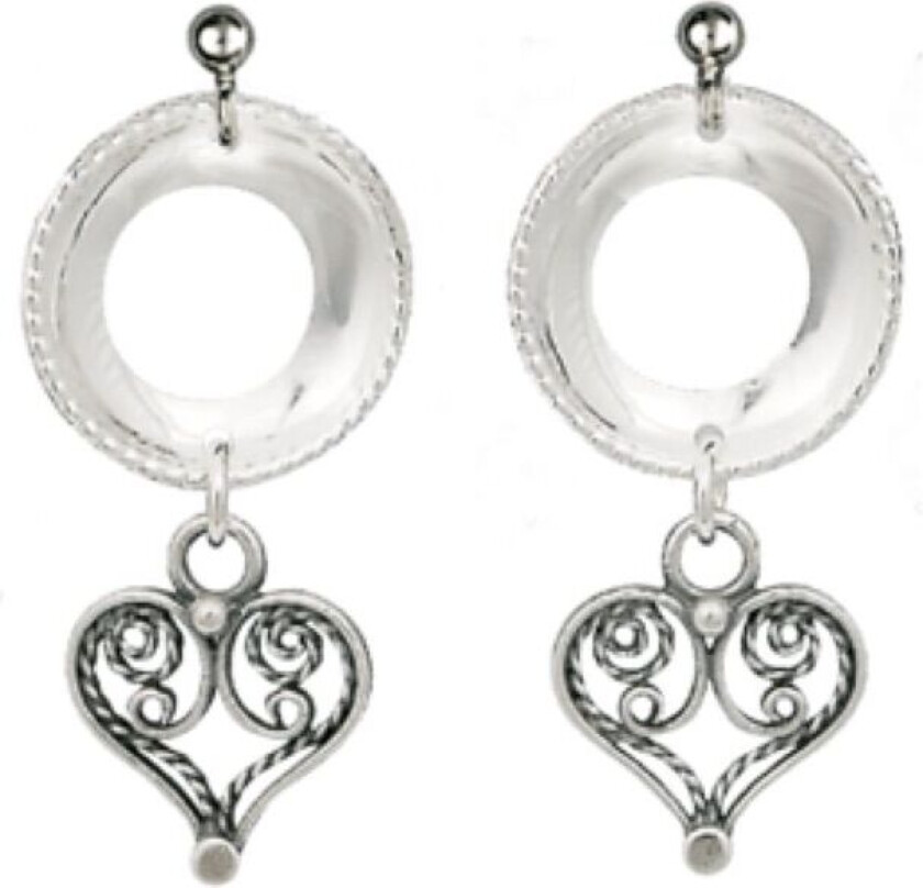 Ørepynt Hallingdal i 830 oksidert sølv