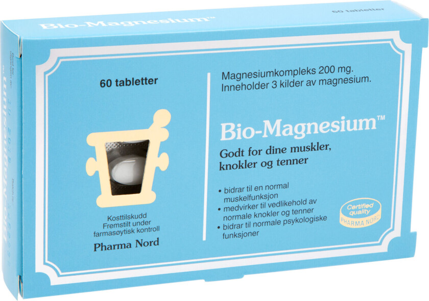 Bio-Magnesium tabletter, 60 stk.