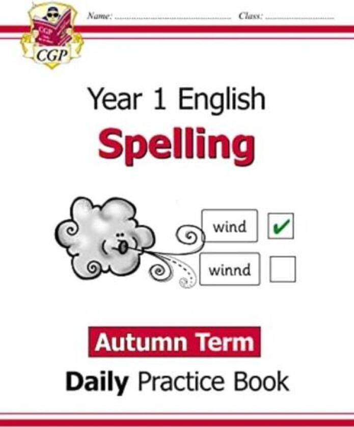KS1 Spelling Year 1 Daily Practice Book: Autumn Term av CGP Books