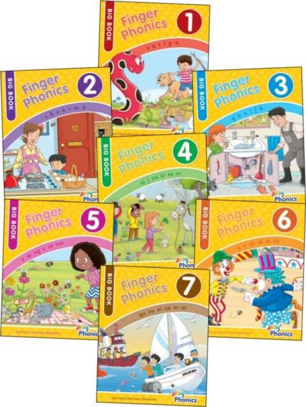 Finger Phonics Big Books 1-7 av Sara Wernham, Sue Lloyd
