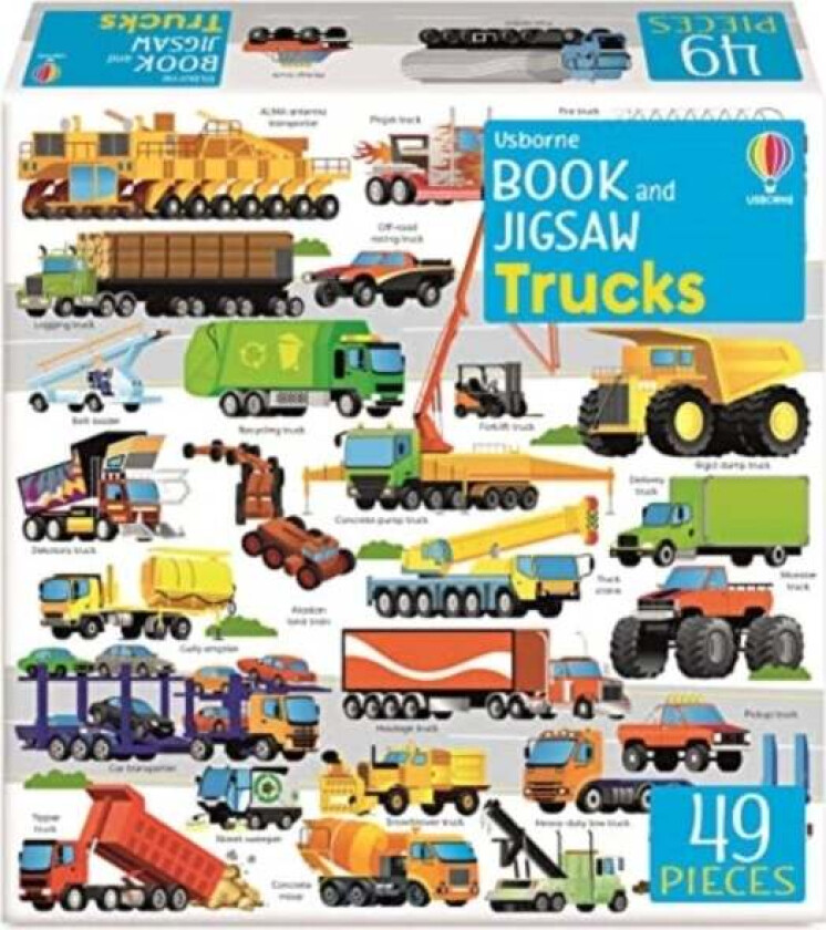 Usborne Book and Jigsaw Trucks av Sam Smith