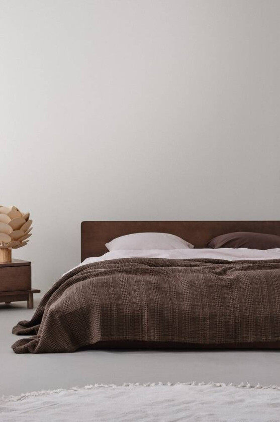 ANILLE sengeteppe - enkeltseng Sjokolade