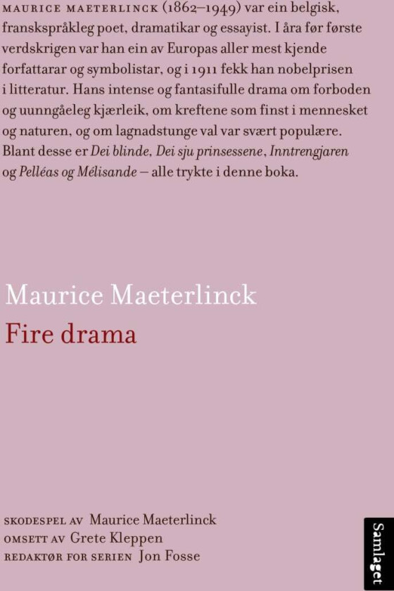 Fire drama av Maurice Maeterlinck