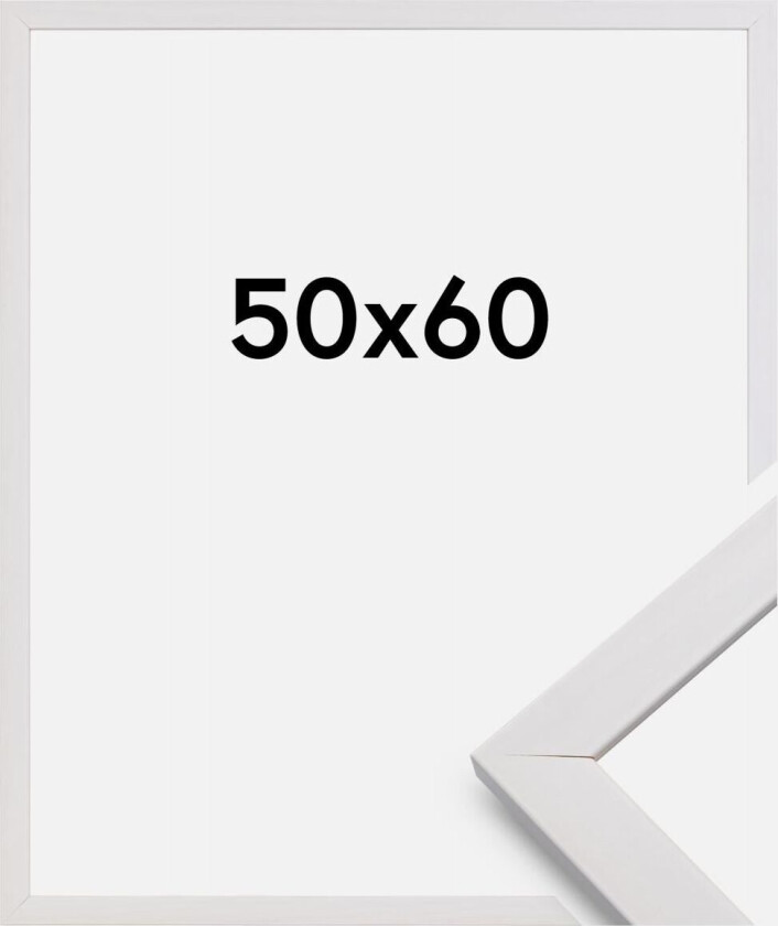 Ramme Stilren Hvit 50x60 Cm