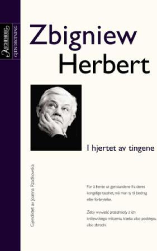 I hjertet av tingene av Zbigniew Herbert