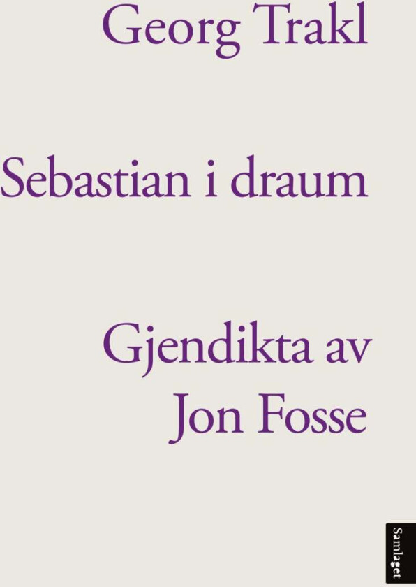 Sebastian i draum av Georg Trakl