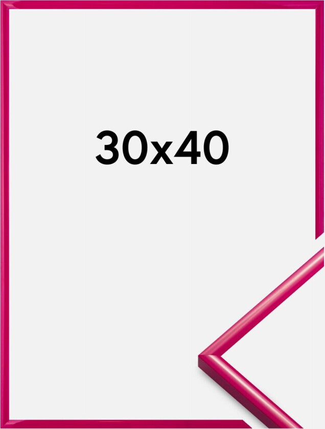 Ramme New Lifestyle Akrylglass Mørkerosa 30x40 Cm