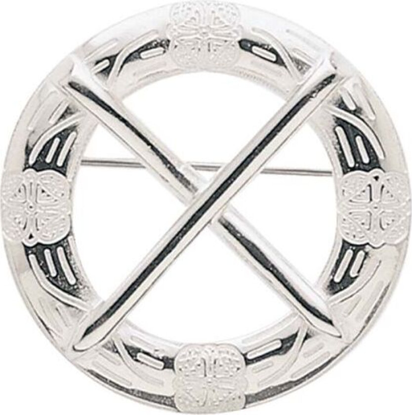 Halsring i 830 hvitt sølv