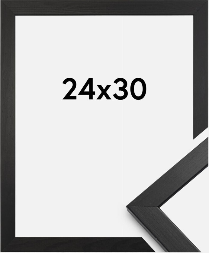 Ramme Stilren Svart 24x30 Cm
