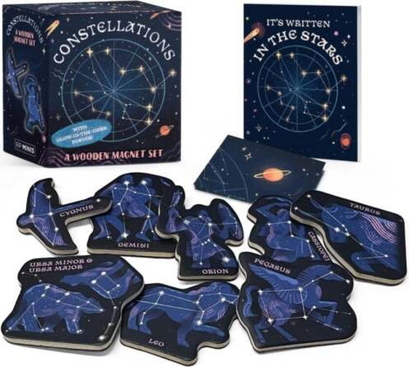 Constellations: A Wooden Magnet Set av Christina Rosso-Schneider