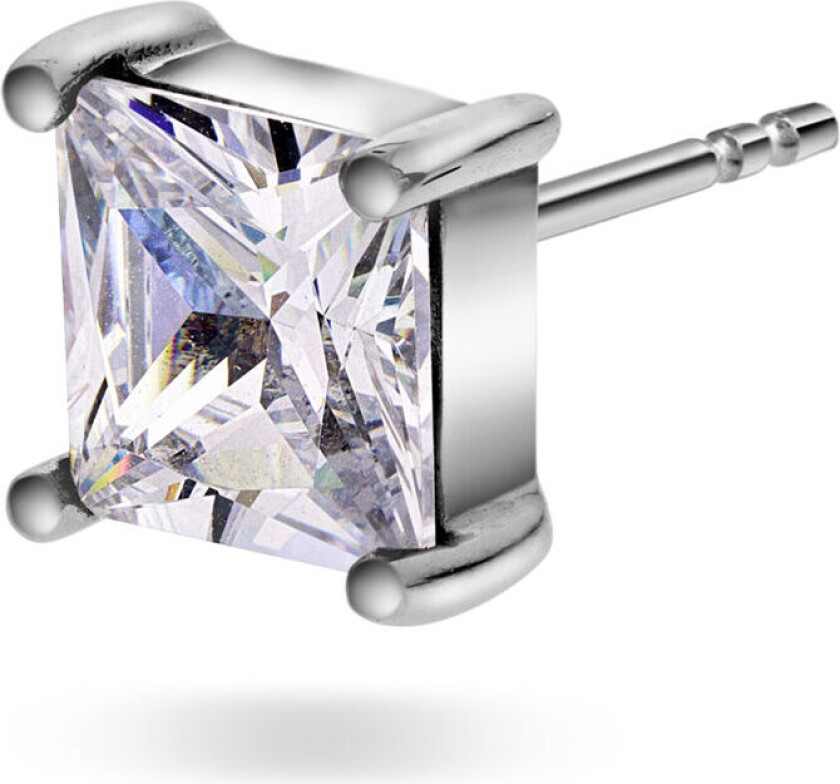 , Øredobb i sølv med zirkonia