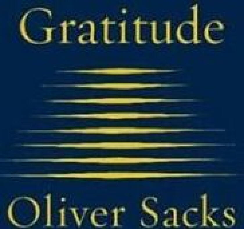 Gratitude av Oliver Sacks