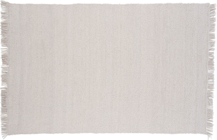 Betina teppe 400x300 cm ull hvit.
