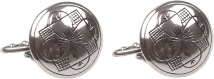 Mansjettknapper Nordmøre herre i 830 oksidert sølv