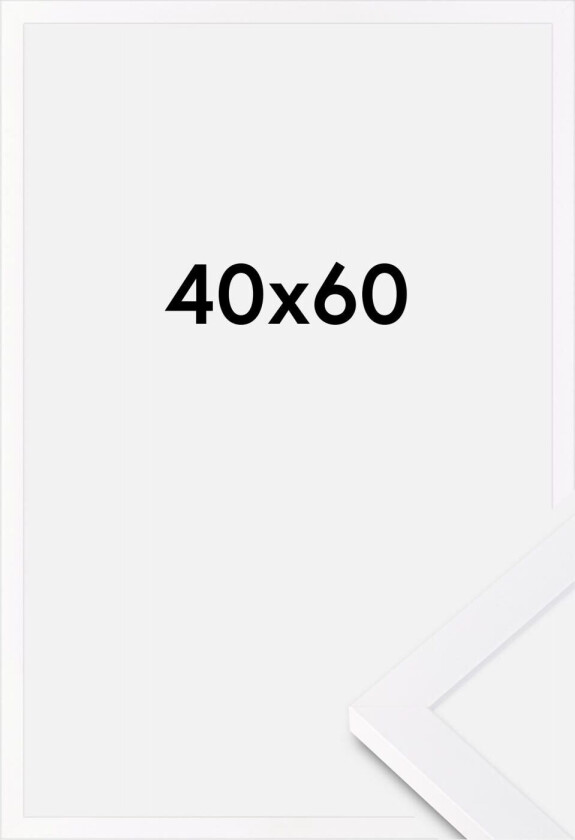 Ramme Selection Akrylglass Hvit 40x60 Cm