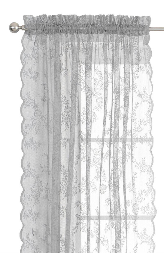 Mønstret blondegardin Rosalyn 2-pack 150 x 220 cm