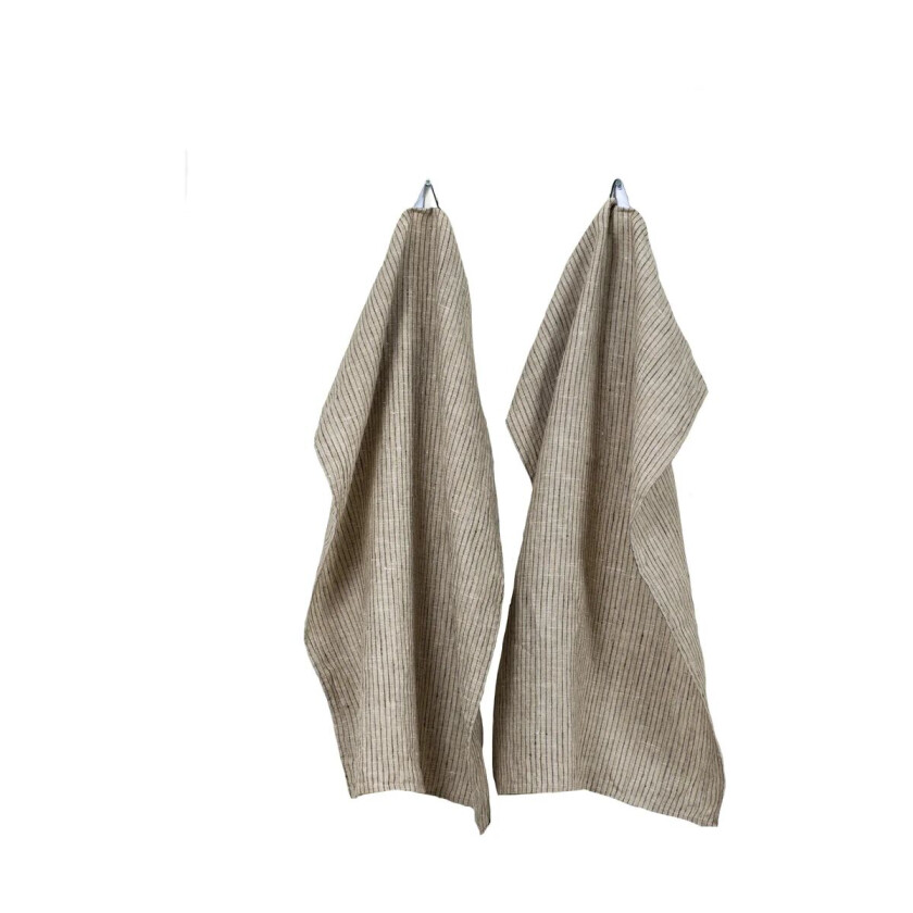 Linus kjøkkenhåndkle 50 2-pakn. Kohl-natural