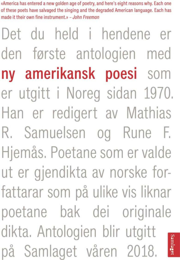 Ny amerikansk poesi