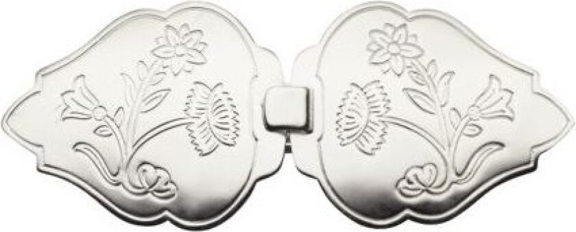 Hårspenne Nordland i 830 hvitt sølv