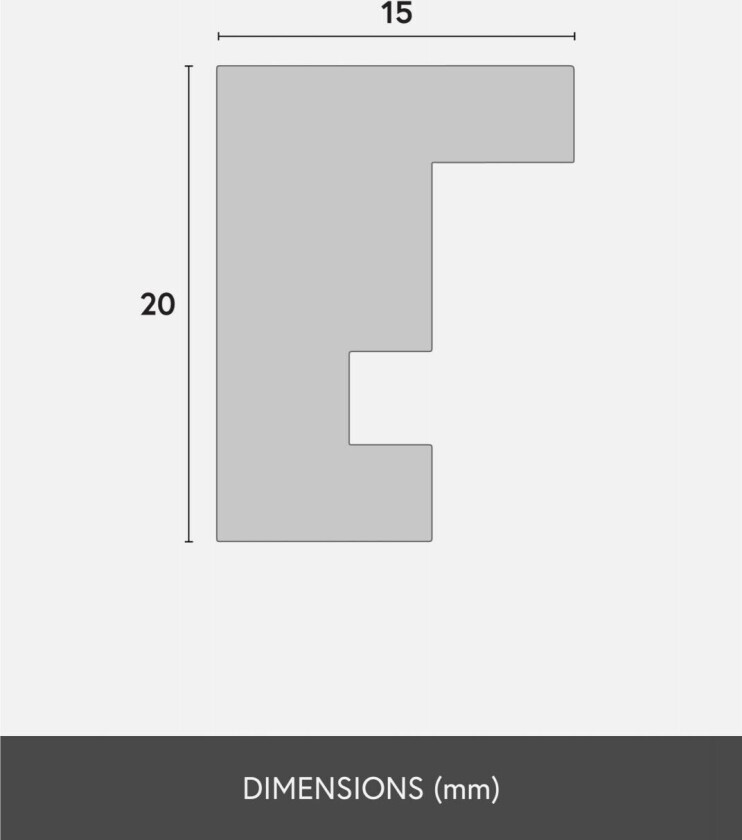 Ramme Ares Akrylglass Svart 50x70 Cm