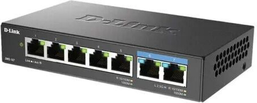 Bilde av Dms-107 7-Ports Multi-Gigabit Switch