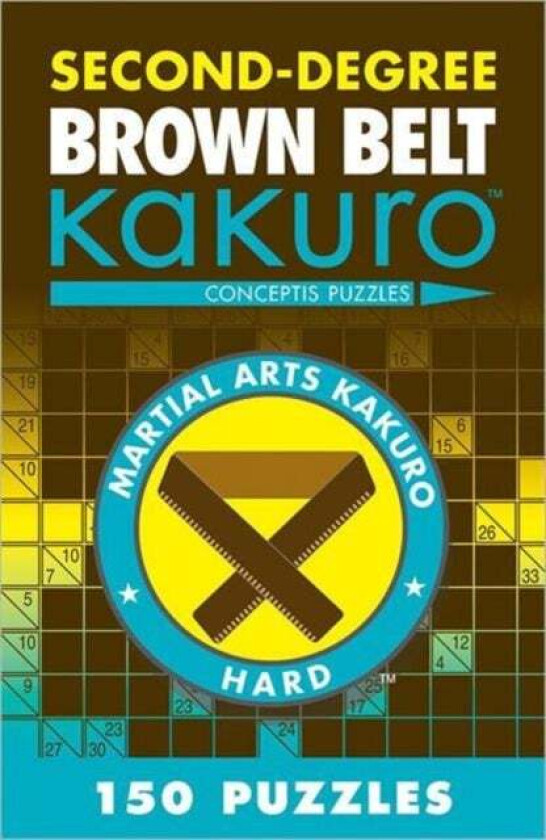 Second-Degree Brown Belt Kakuro av Conceptis Puzzles
