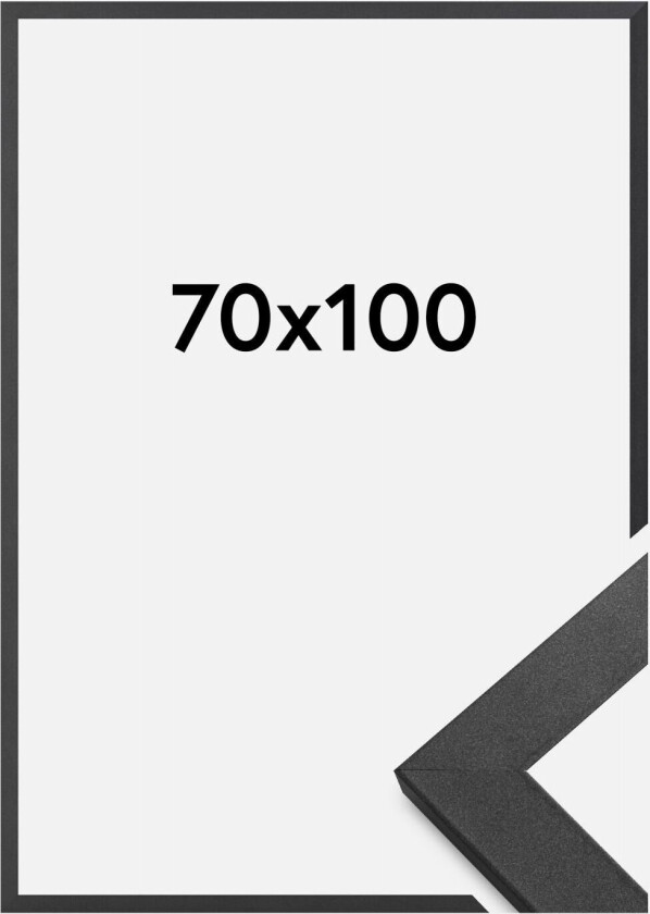 Ramme Graphite Wood Akrylglass 70x100 Cm