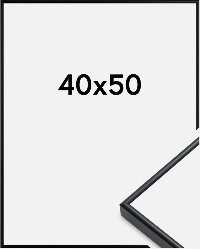 Ramme Visby Akrylglass Svart 40x50 Cm