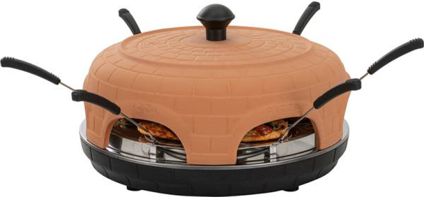 Pizzaraclette ovn - Pizzaovn PO100 - 300 °C - 6 slices - terrako