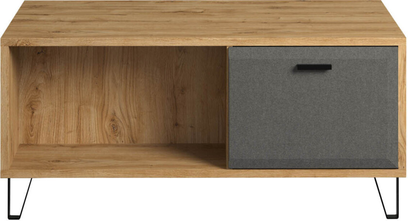 Blanshe sofabord 2 dører, 2 hyller, grå.