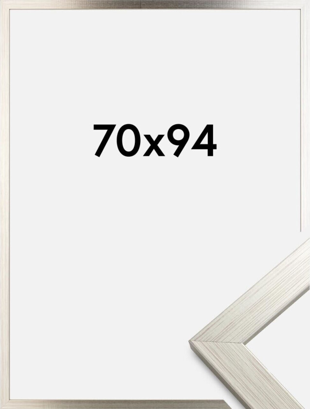 Ramme Silver Wood 70x94 Cm