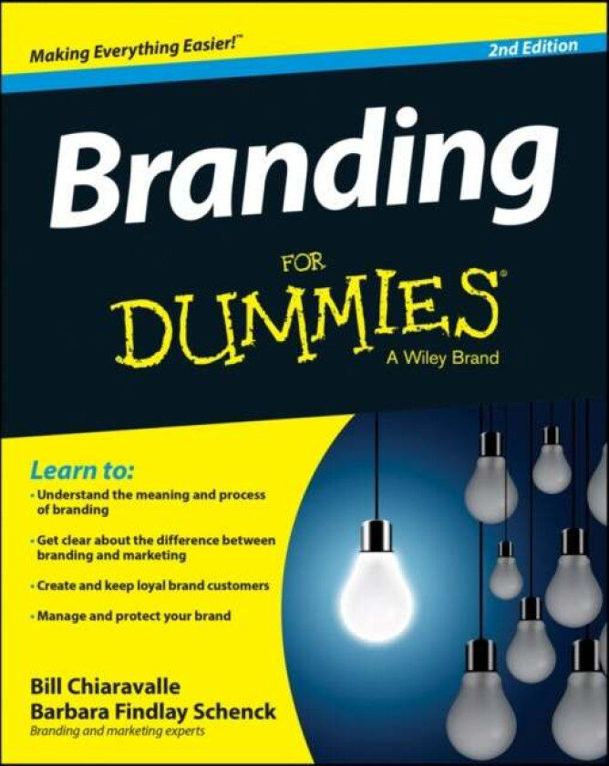 Branding For Dummies av Bill Chiaravalle, Barbara Findlay Schenck