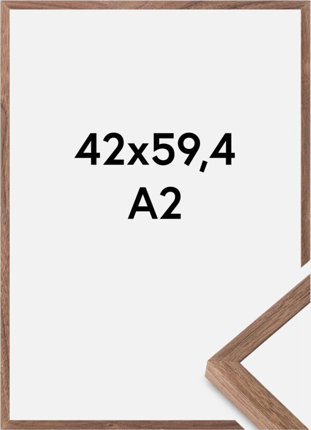 Focus Ramme Soul Walnut Veneer Akrylglass 42x59,4 Cm (A2)