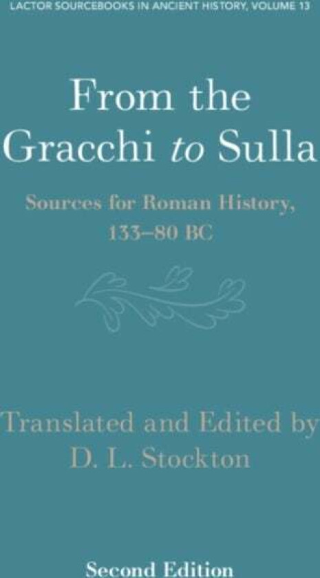 From the Gracchi to Sulla