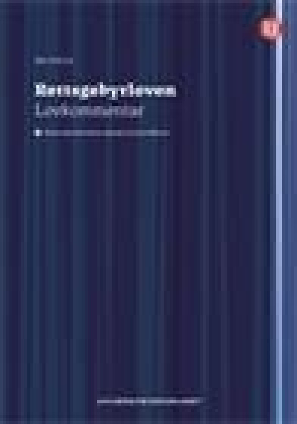 Rettsgebyrloven av Nils Erik Lie