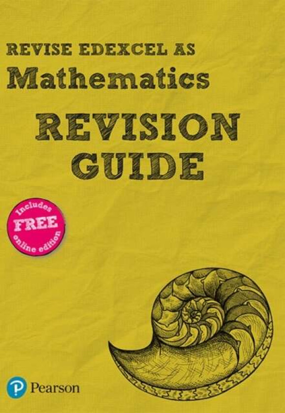 Pearson REVISE Edexcel AS Maths Revision Guideinc online edition - 2023 and 2024 exams av Harry Smith