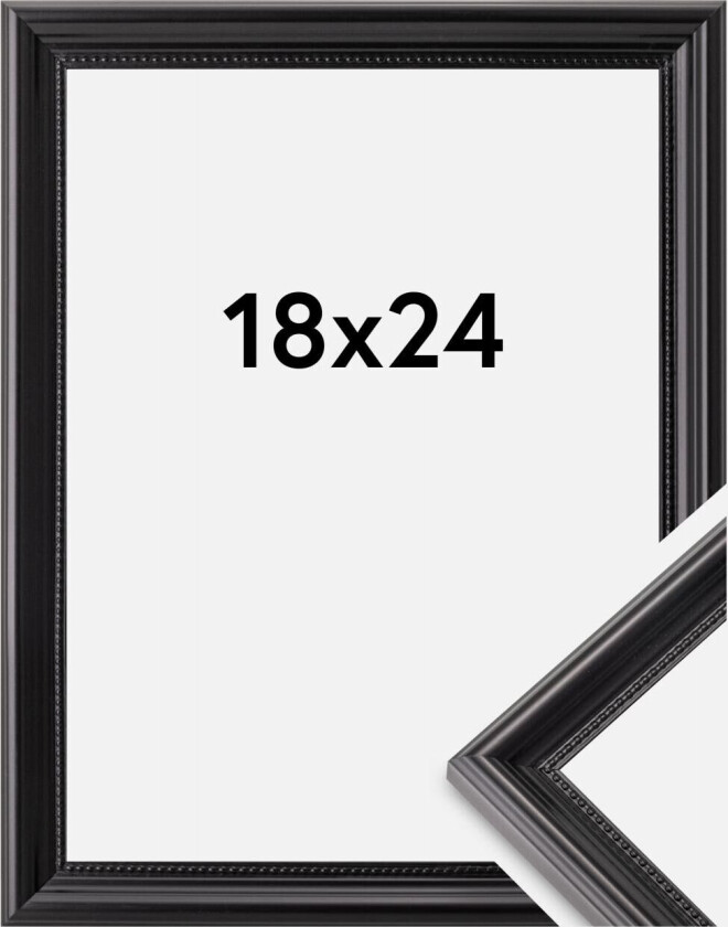 Ramme Gala Akrylglass Svart 18x24 Cm