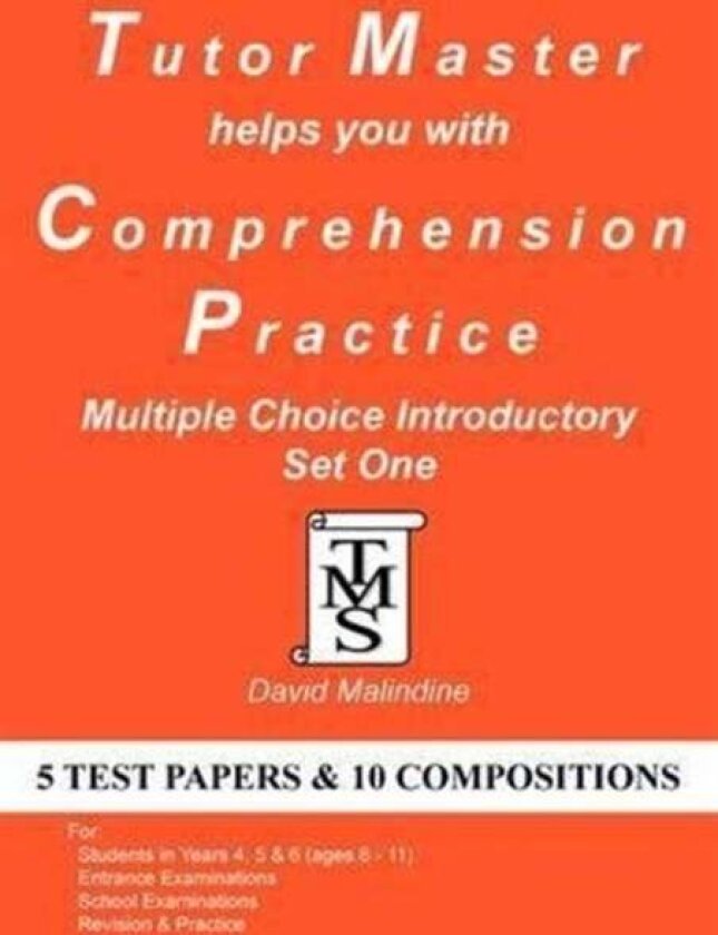 Tutor Master Helps You with Comprehension Practice - Multiple Choice Introductory Set One av David Malindine