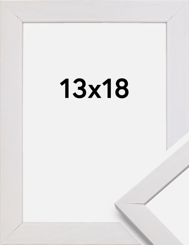 Ramme Stilren Akrylglass Hvit 13x18 Cm