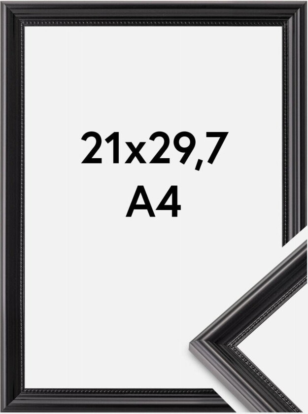 Ramme Gala Akrylglass Svart 21x29,7 Cm (A4)