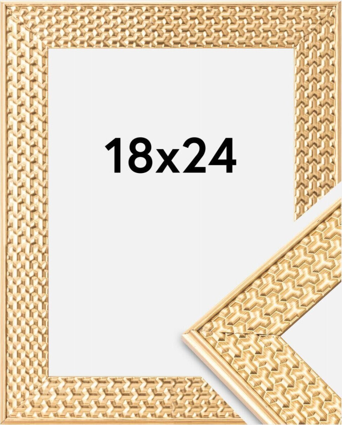 Ramme Grace Akrylglass Gull 18x24 Cm