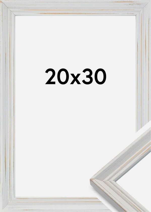 ZEP Ramme Vintage Home Hvit 20x30 Cm