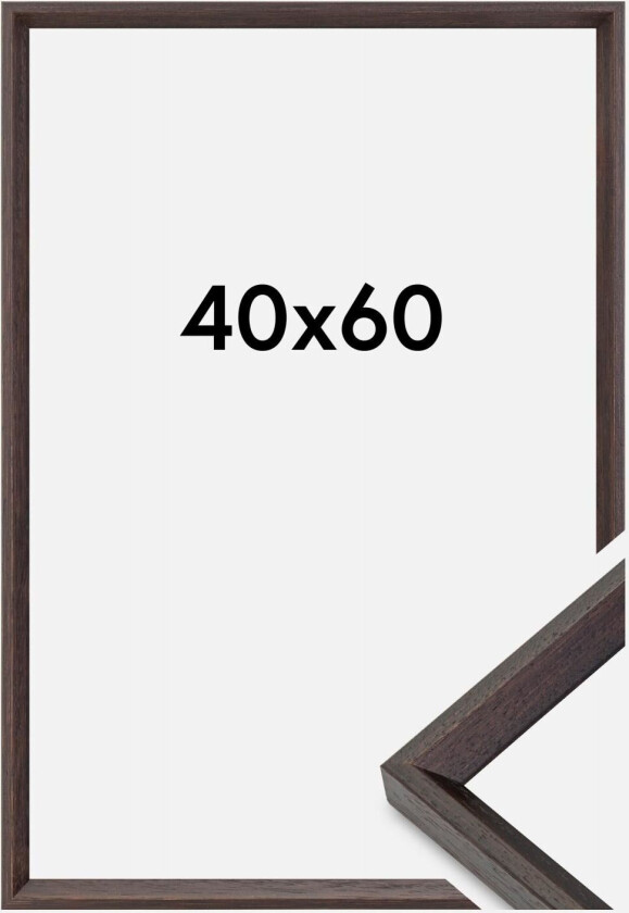 Ramme Globe Akrylglass Espresso 40x60 Cm